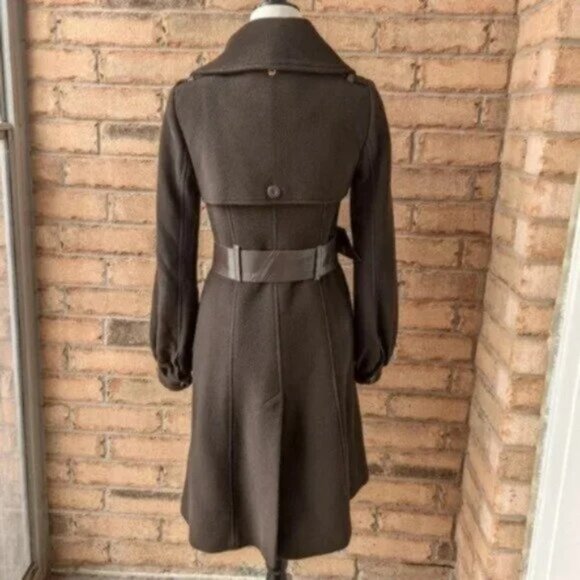 Mackage wool cashmere button down belted peacoat - Picture 6 of 10